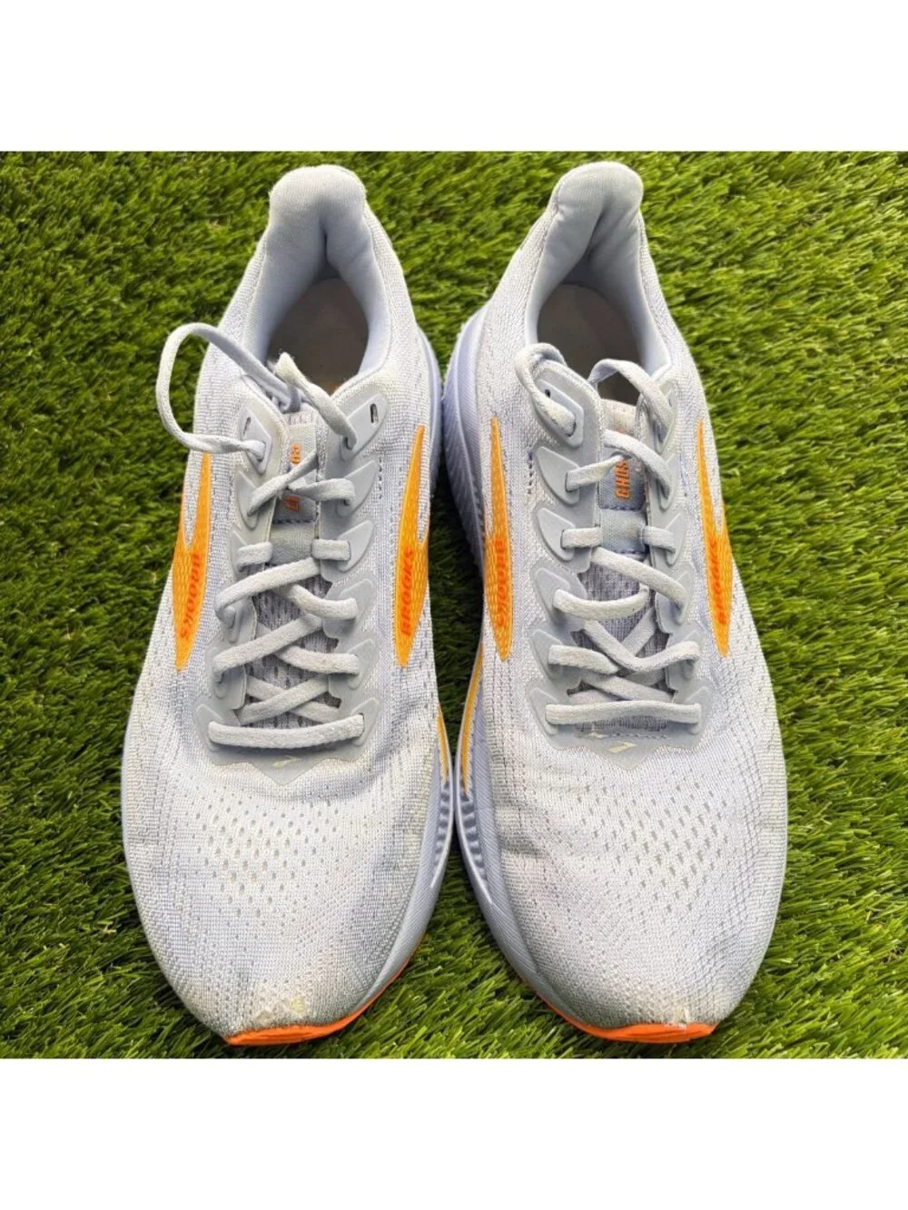 Brooks Ghost 17 Womens Size 9.5 Blue Orange Athletic Running Shoes Sneakers